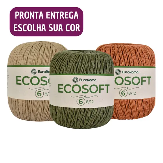 Barbante EuroRoma Ecosoft 422g Número 6 Fio Macio