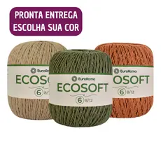 Barbante EuroRoma Ecosoft 422g Número 6 Fio Macio
