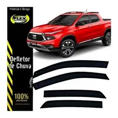 Defletor Calha de Chuva Toro 2016 a 2026 4 Portas Ecoflex