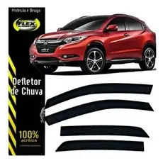 Calha de Chuva Defletor Honda HR-V 2015 a 2021 4 Portas Ecoflex
