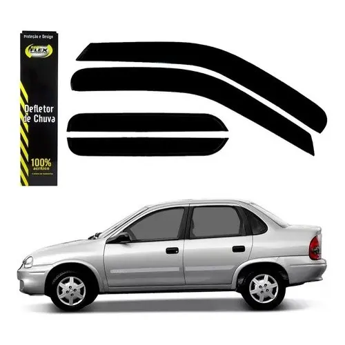 Calha De Chuva 4 Portas Primeira Geracao Todos Corsa Wagon Sedan 30004A