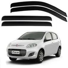 Calha De Chuva Defletor Novo Palio 2012 A 2016 2017 2018 4 Portas Ecoflex