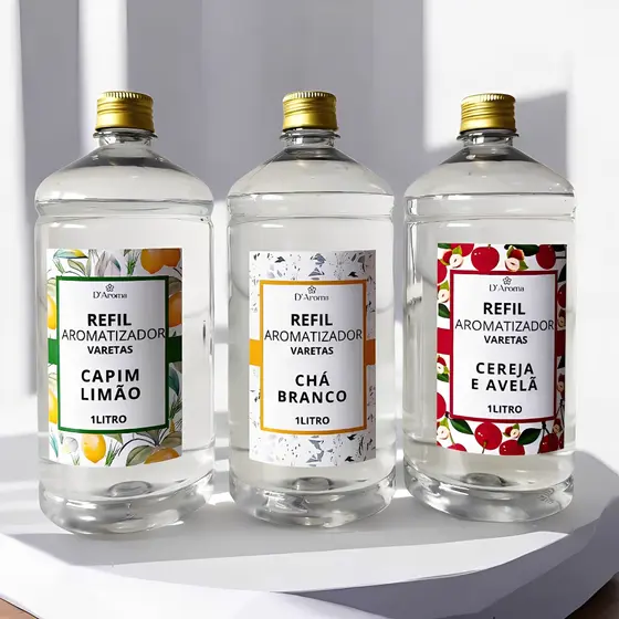 Refil difusor aromatizador de Varetas e Ambientes