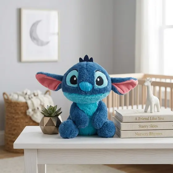 Brinquedo Pelúcia Stitch Infantil Sensorial Macia 25cm