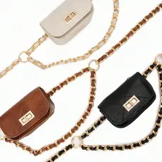 Cinto Feminino Fashion Corrente Mini BAG Removível