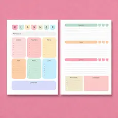 Planner Pooh A5  Agenda Semanal 60 Folhas - Fichário Argolado Caderno de Disco