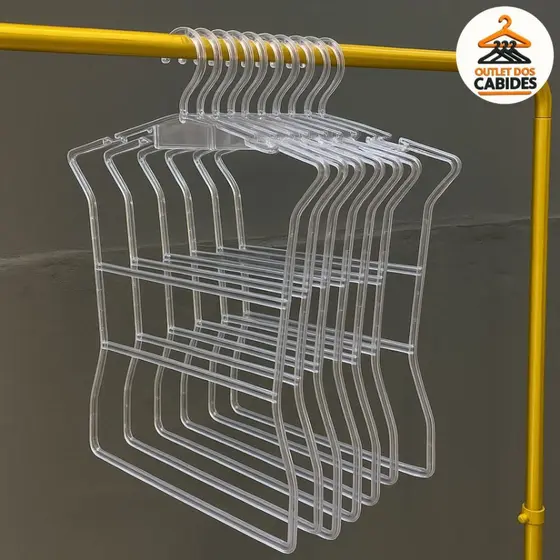Kit com 25 Cabides Silhueta Bebê – Alta qualidade