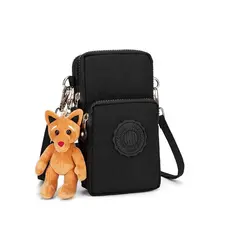 Bolsa Case Celular 3 Divisórias Alça Ombro removível Ika Gurukan