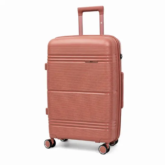 Mala de Viagem Média 23 Kg Expansível rodas duplas 360° Leve Com Expansor Segredo tipo Tsa Slim - IKA