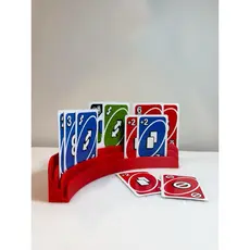 Suporte Triplo para Cartas de Baralho e Uno. Ideal para Baralho - Uno e Jogos de Cartas.