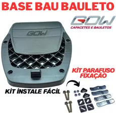 Base do Bau Bauleto Moto Gow G33 G40 30 33 40 47 Litros Para Xre 300 Da Cg Fazer Pra Twister Cb