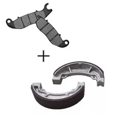Pastilha de Freio + Patins de Freio Titan 150 - 2009 a 2015.