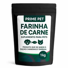 Farinha de Carne Osso 2kg Hortas Árvores Plantas Flores Suplemento Proteico Cálcio Fósforo Ração Animal Gato Cachorro