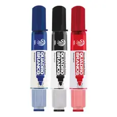 Kit 3 Marcador Canetão Para Quadro Branco Recarregável Não Mancha