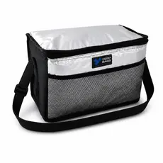 Bolsa Térmica Praia Metalizada Com Alça E Bolso Externo 15L