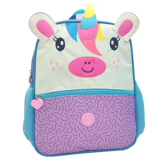 Mochila Unicórnio Baby Orelhinhas Pré Escola Feminina Volta às Aulas