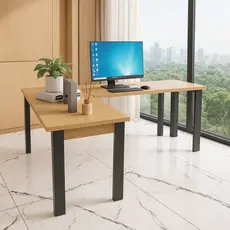 Mesa Gamer em L – Design Industrial para Computadores - Estilo Vintage
