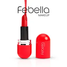 Batom Boca Linda Febella Matte Longa Duração