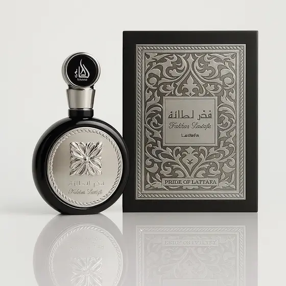 Perfume Masculino Arabe Fakhar Black Lattafa Eau de Parfum  100ml Elegância e Sofisticação