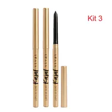 Kit C/3 Lápis de Olho Retrátil Kajal Preto - Vivai 2121.1.1