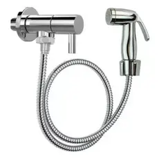 Ducha Higiênica Bidê Registro Aço Inox Super Luxo 1/4 Volta