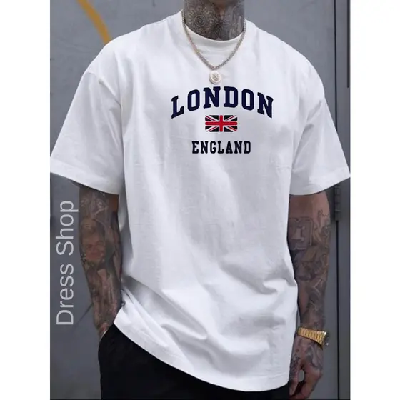 Camiseta Masculina LONDON England Camisa 100% Algodão  Malha Premium Unissex Feminina Blusa Envio Rapido Cores