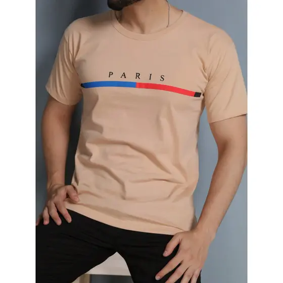 Camiseta Masculina Paris Estampada Camisa Gola Redonda Basica Blusa Unissex Envio Rapido 100% Algodão  malha premium