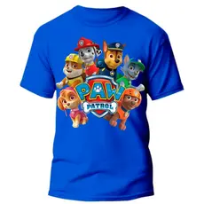 Camiseta Camisa blusa Infantil Patrullha Canina Infantil 100% Algodão