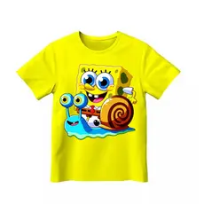 Camiseta camisa blusa Infantil do Bob Esponja algodão