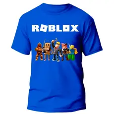 Camiseta camisa blusa Infantil Juvenil jogo blocos roblox  Personagens 100% Algodão