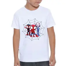 Camiseta camisa blusa Infantil Homem-Aranha ️ | Através do Aranhaverso