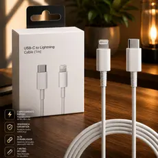 Cabo Lightning USB-C Turbo 20W IPhone 7 8 11 12 13 14 1 Metro Reforçado Envio Imediato