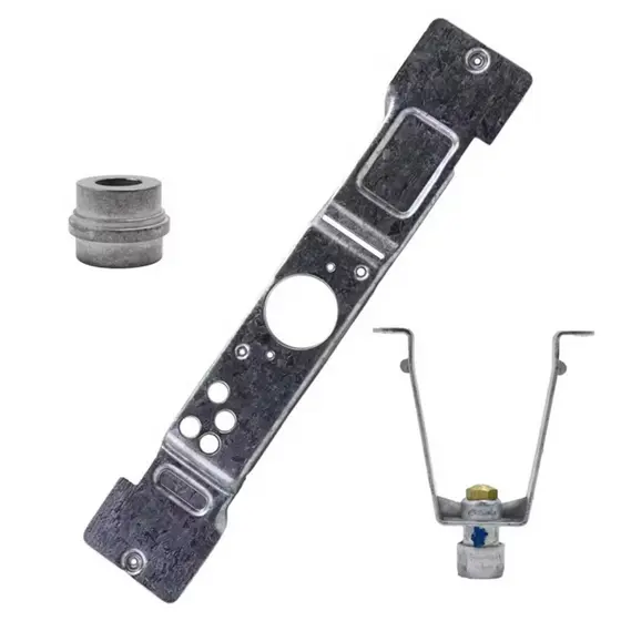 Kit Retentor Travessa Central + Suporte Injetor + Venturi Fogão Mueller Piacere
