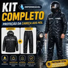 Capa De Chuva Com Capuz Moto Motoqueiro Ciclista
