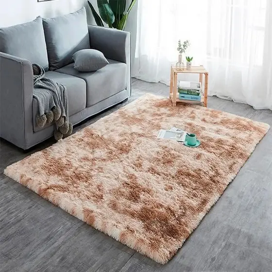 Tapete Felpudo Peludo 2,00 x 2,40 Diversas Cores Antiderrapante Fácil de Limpar