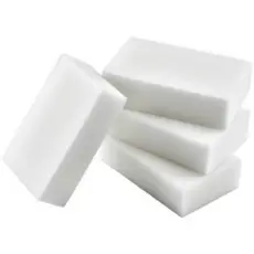 Kit 8 Esponjas Mágicas Buchas Macias Brancas Remove Toda Sujeira