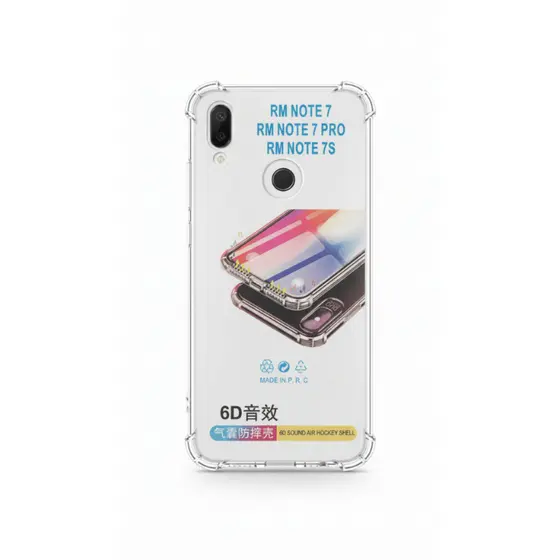 Capa Case capinha Anti Impacto com borda transparente Redmi note 7 / note 7 pro / note 7s