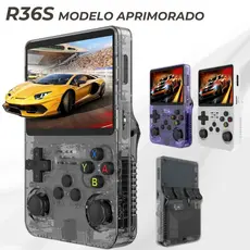 Playstation R36S + de 15.000 Videogame Tela IPS 3.5 Polegadas Suporta Expansão De Memória 64GB + 20 emuladores de jogos