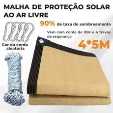 Acampamento ao ar livre Toldo Para Varanda Sombrite 90% 2x2 5x3 5x4 Tenda Para Carro + Corda + Trava de segurança