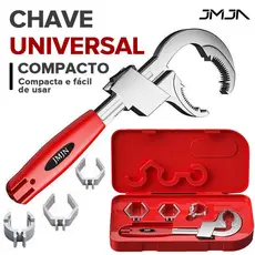 JMJN Chave Universal Multifuncional de Reparo para Banheiro – Chave Ajustável com Extremidade Aberta