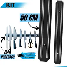 Barra Magnética para Facas 50cm Suporte Imantado Porta Facas e Ferramentas