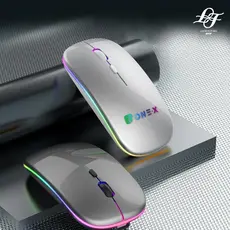 Mouse Sem Fio Wireless Para Laptop 2.4Ghz Bluetooth Recarregável Silencioso Para Tablet Telefone Android