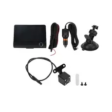 Câmera Veicular Full HD com Tela LCD Gravação Frontal de Ré