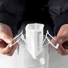 50pcs Novos Sacos Portáteis De Pó De Café Em Filtro De Papel