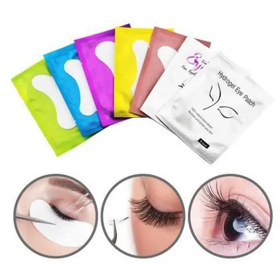 KIT 300 Pares de Gel Pads Adesivos em Gel Protetores de Pálpebras para Extensão de Cílios