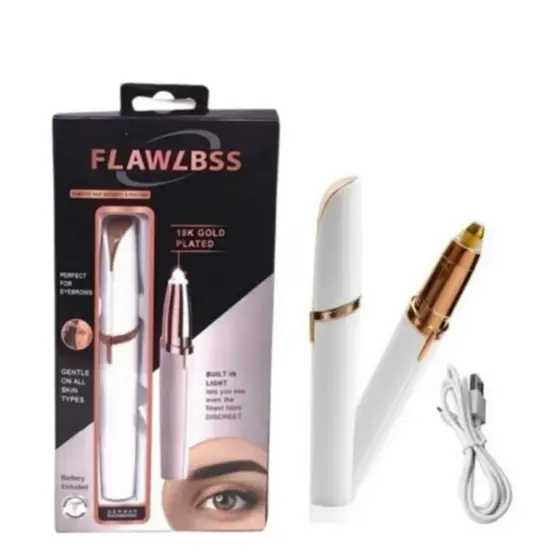 ANA1108 Caneta Depiladora Para Sobrancelhas,Nariz, Buçu, Elétrica Recarregável USB