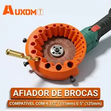 AUXOM Afiador de Brocas para Esmerilhadeira 115/125mm | Gabarito para Brocas de 2 a 13mm