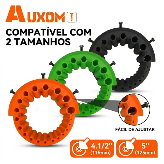 AUXOM Afiador Amolador De Brocas Para Esmerilhadeira Angular |  Disco de 115mm 125mm