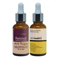 Retinol + Óleo De Girassol Ozonizado Suaviza Pele Skinhealth