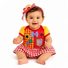 Body Bebê Infantil Menino Menina Mêsversário Temático Festa Junina Super Confortável Promoção